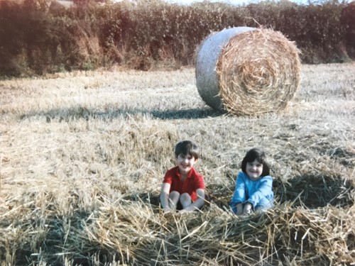 Jenny, aged 4 (left), with her 7 year old brother