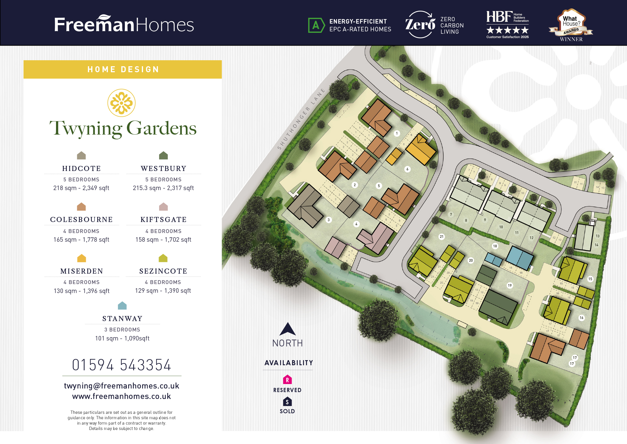 Twyning Gardens in Twyning