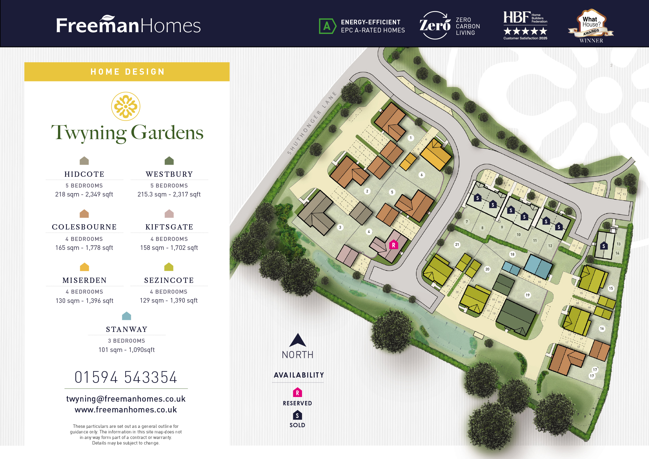 Twyning Gardens in Twyning