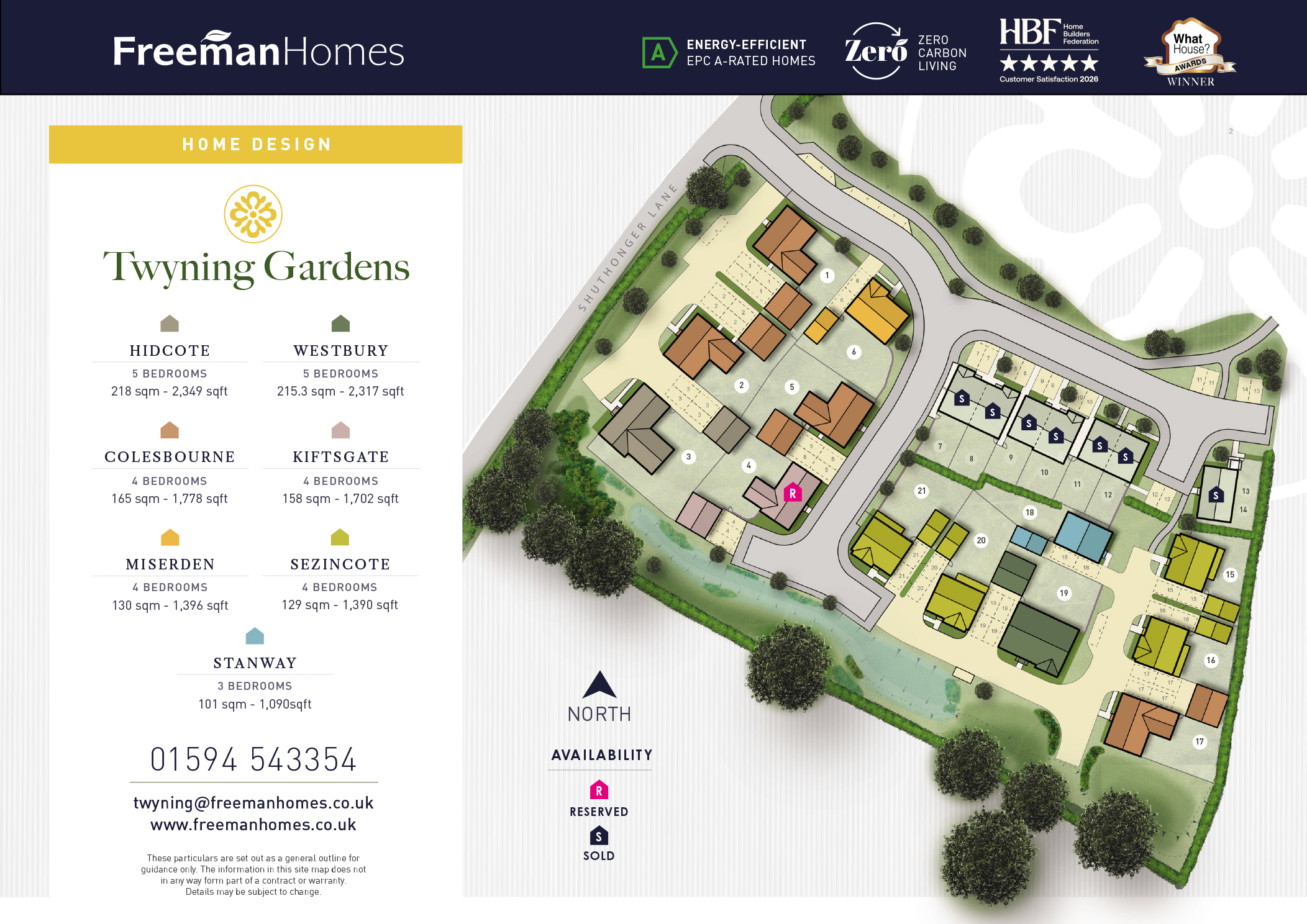 Twyning Gardens in Twyning